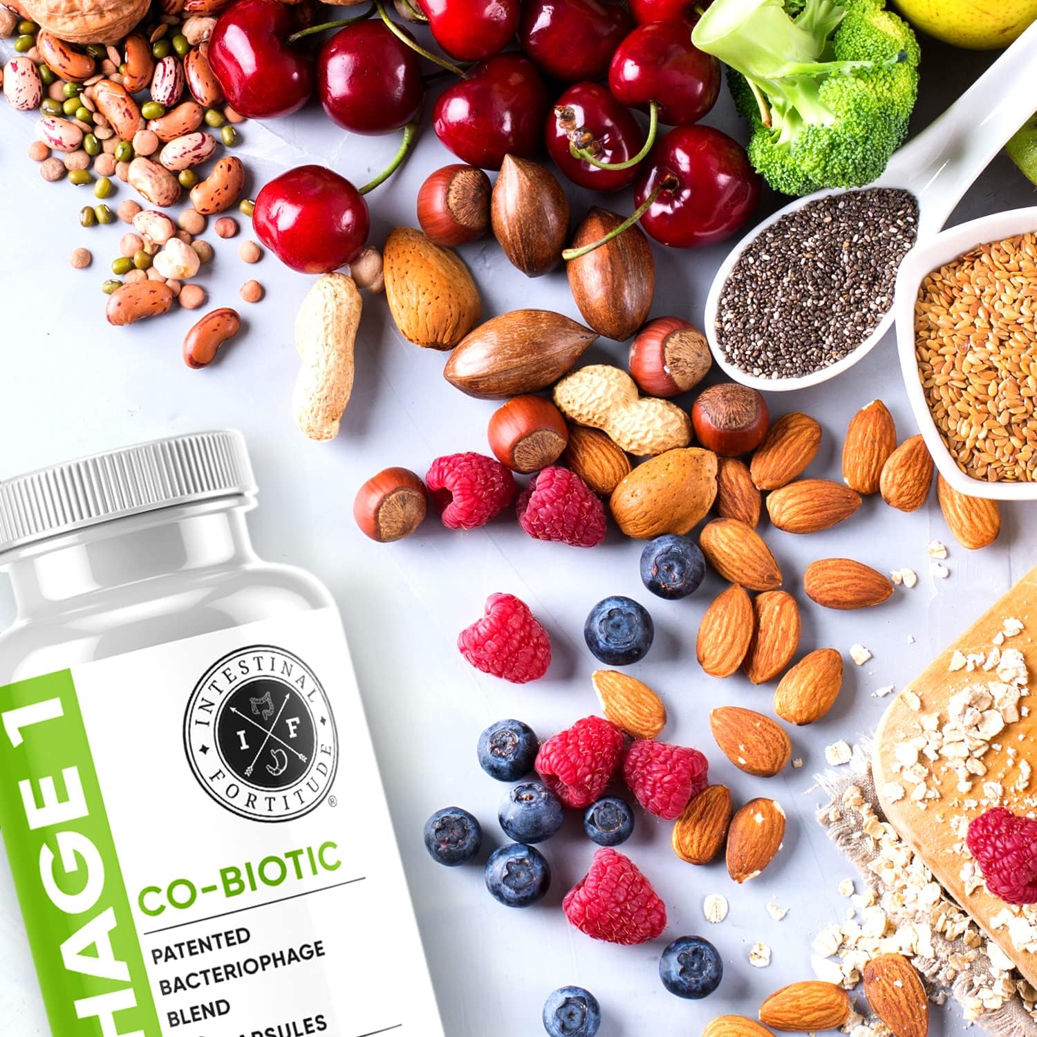 Intestinal Fortitude Phage 1 - Gut Health Supplement, Digestive Health, Immune Support, 30 Servings : Everything Else