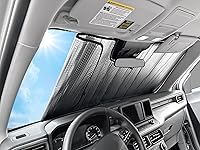 Vista 6 de YelloPro - Parasol reflectante para parabrisas delantero, reflectante, protección solar para BMW Serie 5 Sedán 2011, 2012, 2013, 2014, 2015, 2016