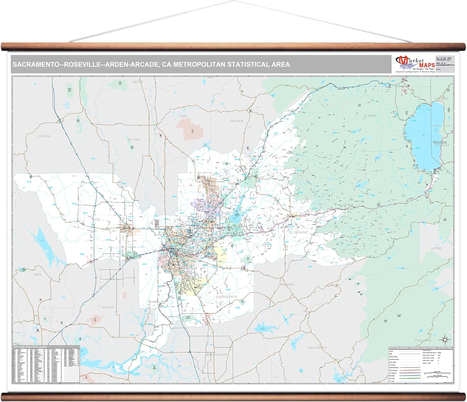 MarketMAPS SacramentoRosevilleArdenArcade, CA Metro Area