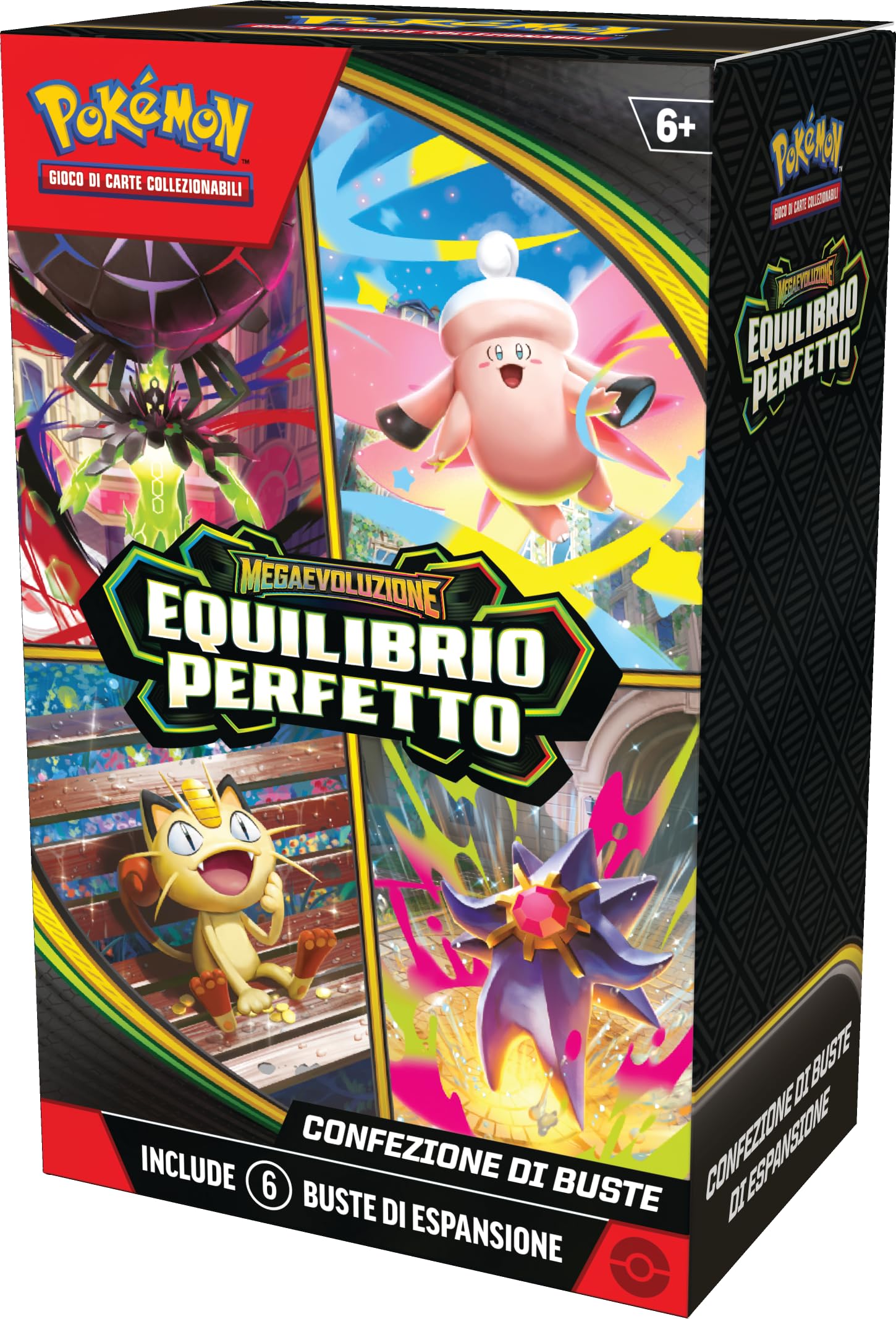Pokémon: confezione di buste dell’espansione Megaevoluzione - Equilibrio Perfetto del GCC Pokémon (sei buste di espansione), Edizione in italiano