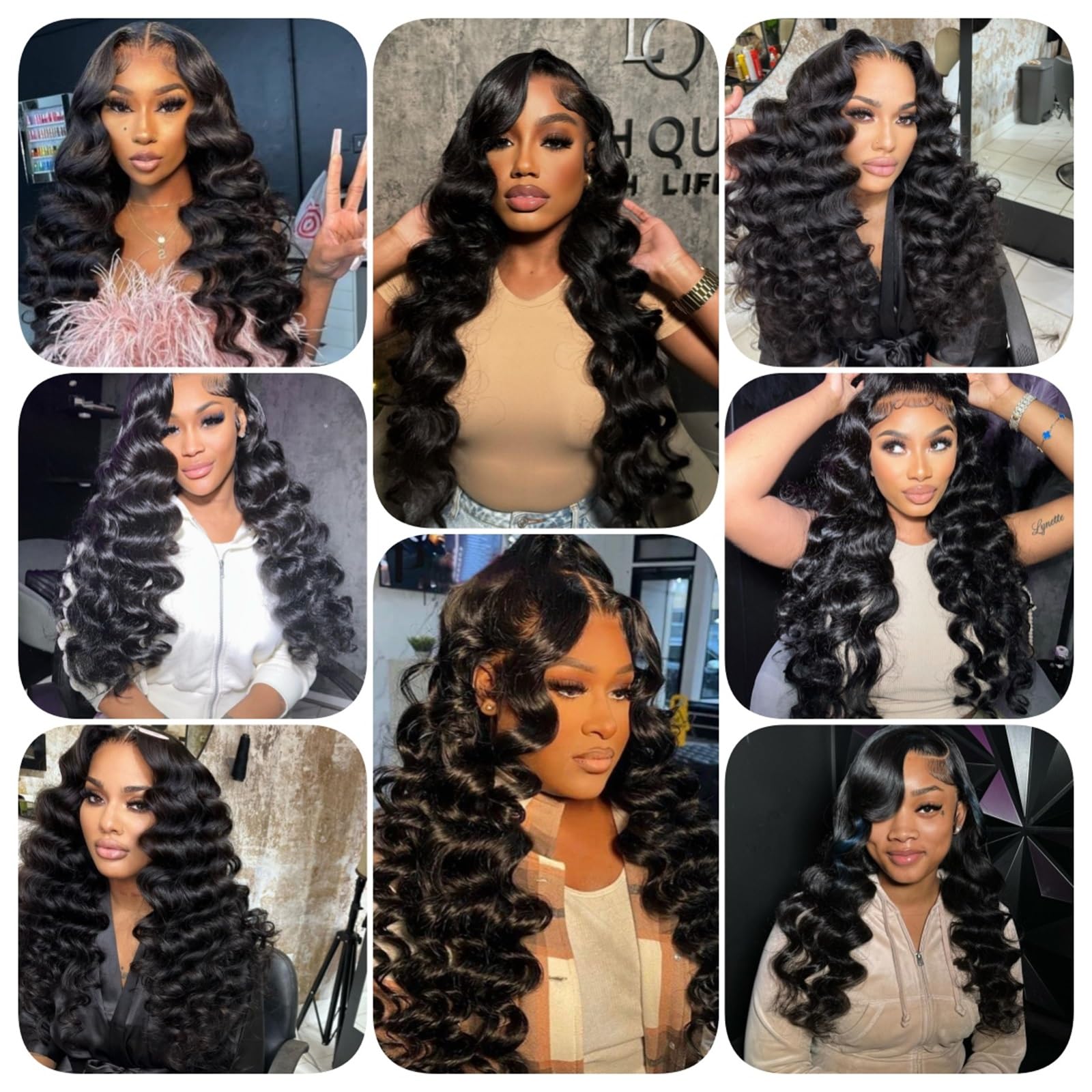Amazon.com: 18A Human Hair Bundles 18 20 22 Inch Loose Wave 