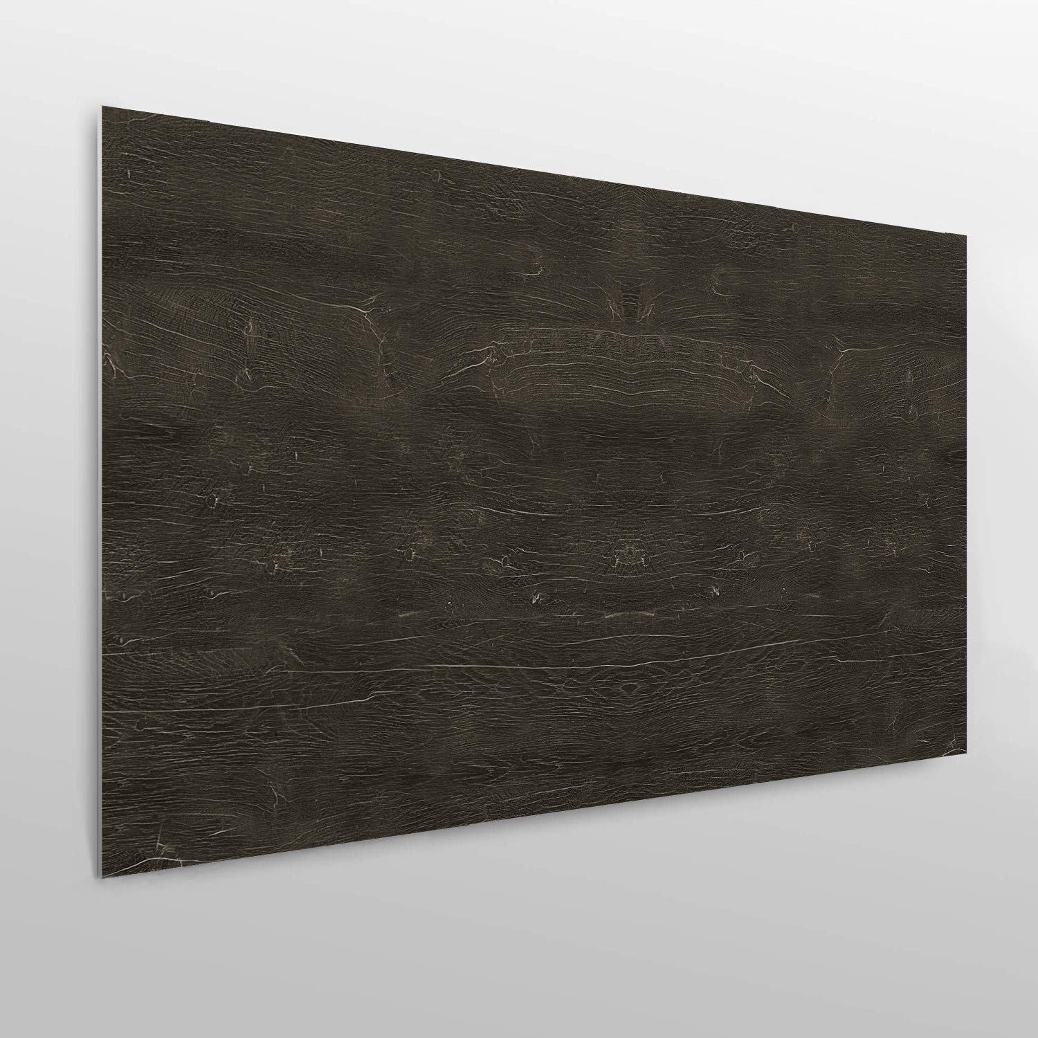 Oedim Cabecero Cama PVC Textura Madera Marrón Oscura 150x60cm | Disponible en Varias Medidas | Cabecero Ligero, Elegante, Resistente y Económico