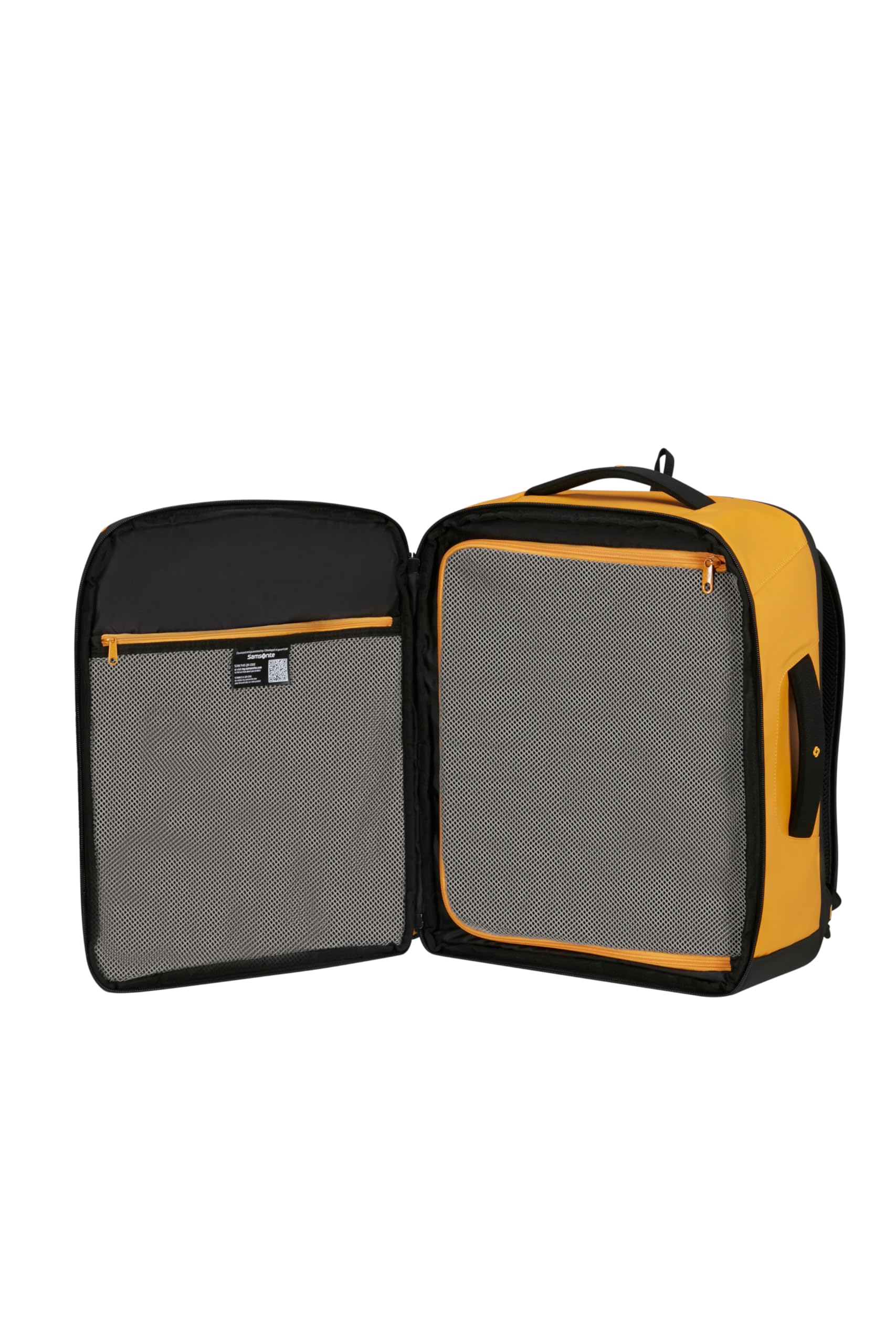 Samsonite Paradiver Light - EasyJet Handgepäck 45 x 20 x 36 cm, 33 L, 1 kg, Handgepäck, Flugzeug Rucksack M Untersetzer, Gelb