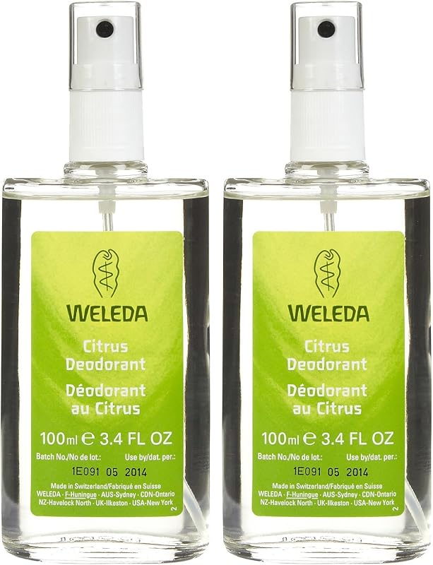 Desodorante em spray sem aerossol Weleda Citrus - Pacote com 2