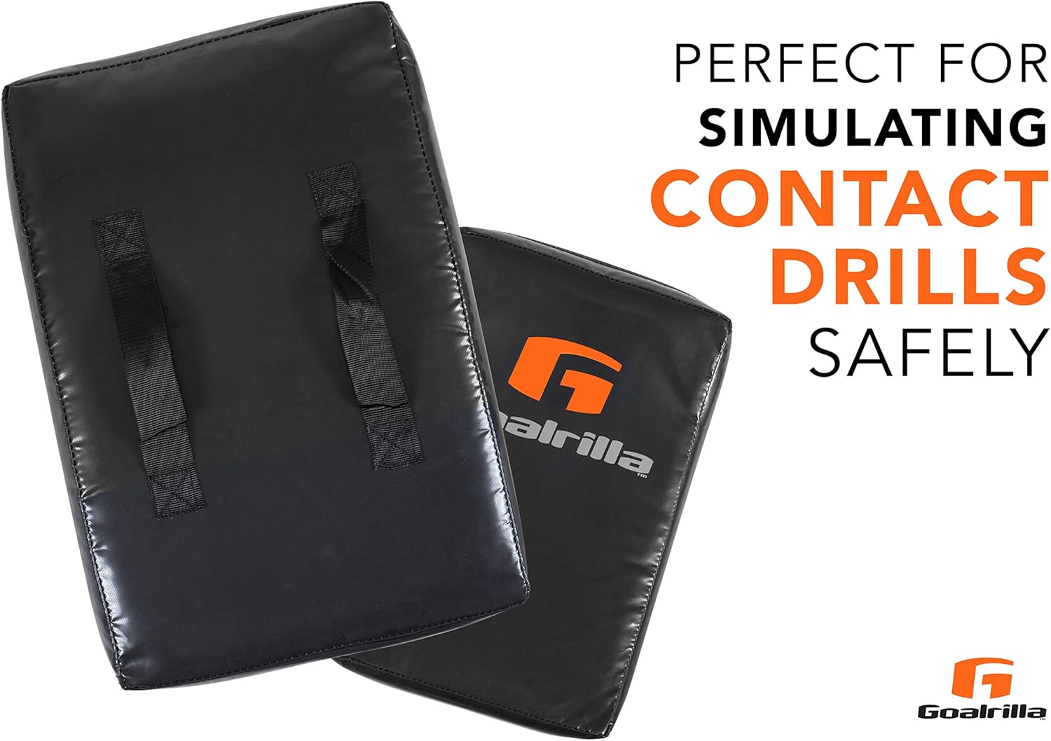 Goalrilla Football Blocking Dummy with Heavy-Duty Handles, Durable for Football, Basketball, MMA & Sports Training , Black