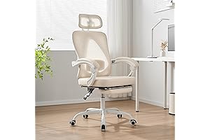 Ergonomic Desk Chair with Foot Rest: Ultimate Comfort and Productivity