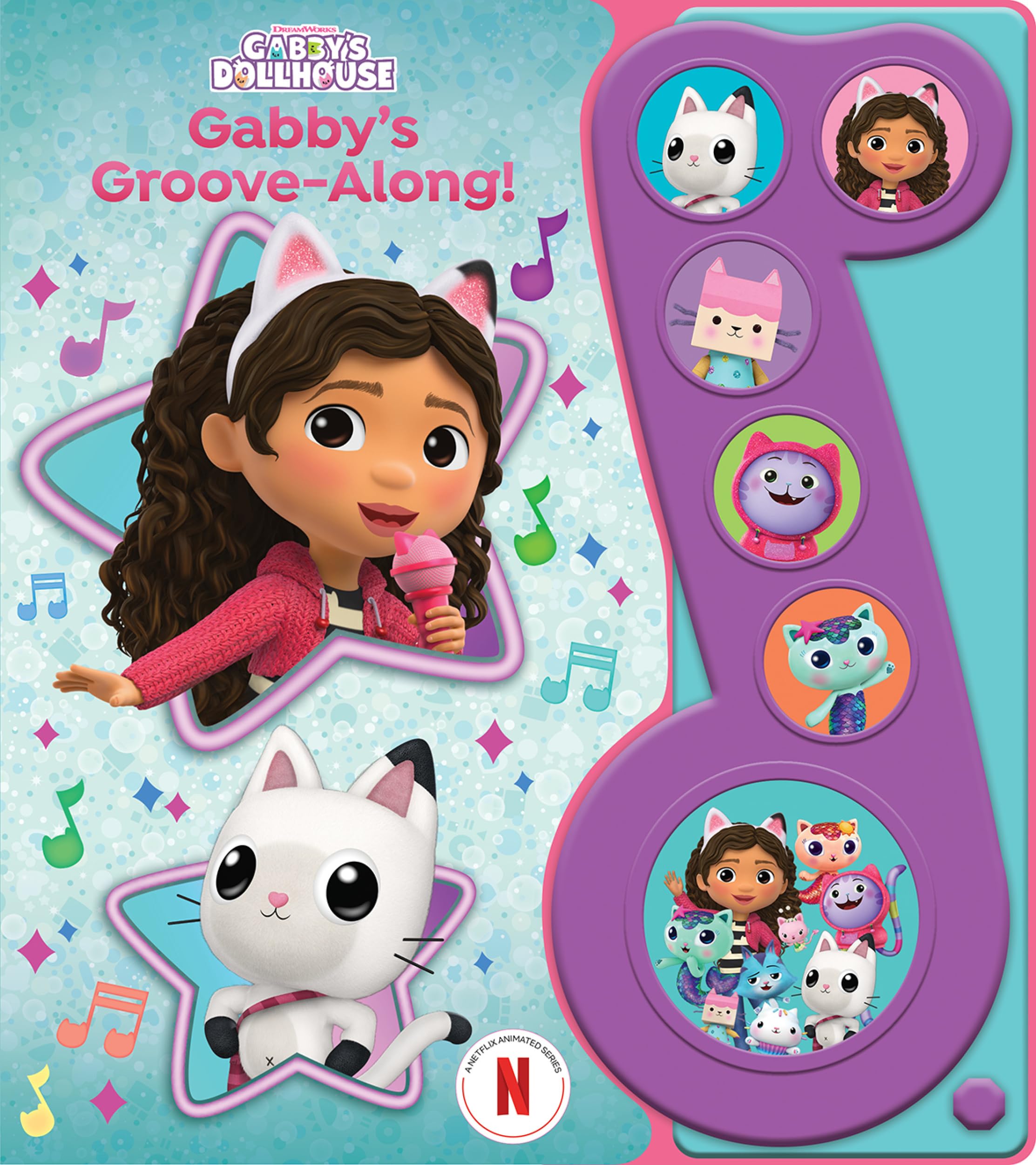 PI Kids DreamWorks Gabby's Dollhouse Groove-Along Sound Book