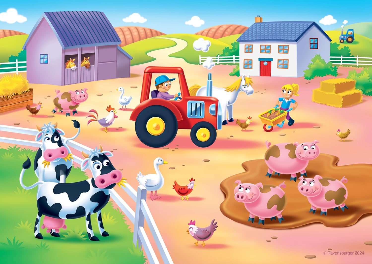 Ravensburger My First Puzzle - How Many Can You Count? (6: 8: 10 & 12 Piece) Jigsaw Puzzle for Kids - Every Piece is Unique, Pieces Fit Together Perfectly
