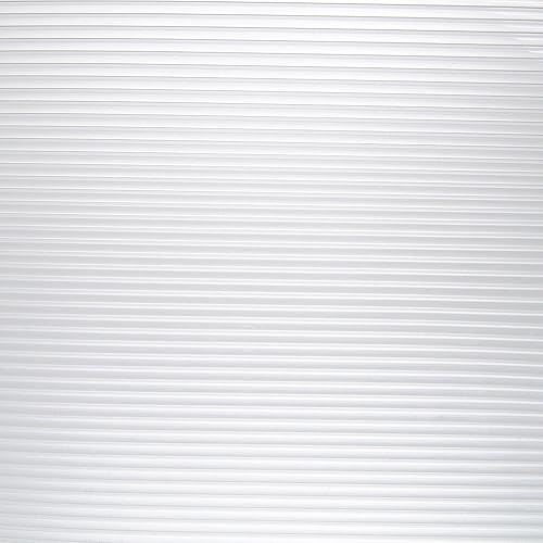 Miniatura 3 de Magic Cover Estante de vinilo no adhesivo y forro de almacenamiento, ideal para estanterías con cable, 18 pulgadas por 4 pies, acanalado transparente