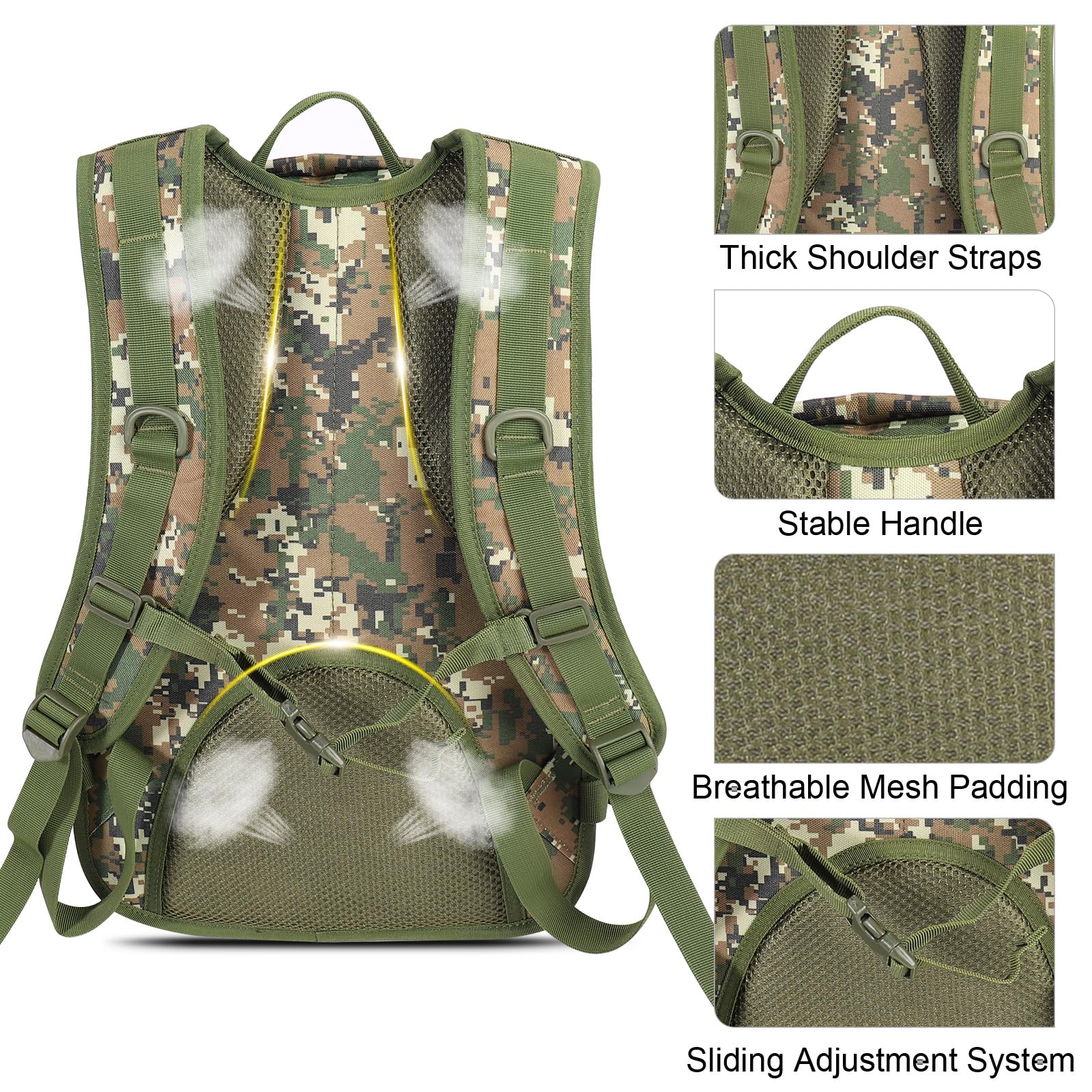 SHANNA Expandable Storage 35L/50L Military Tactical Backpacks - Image 4