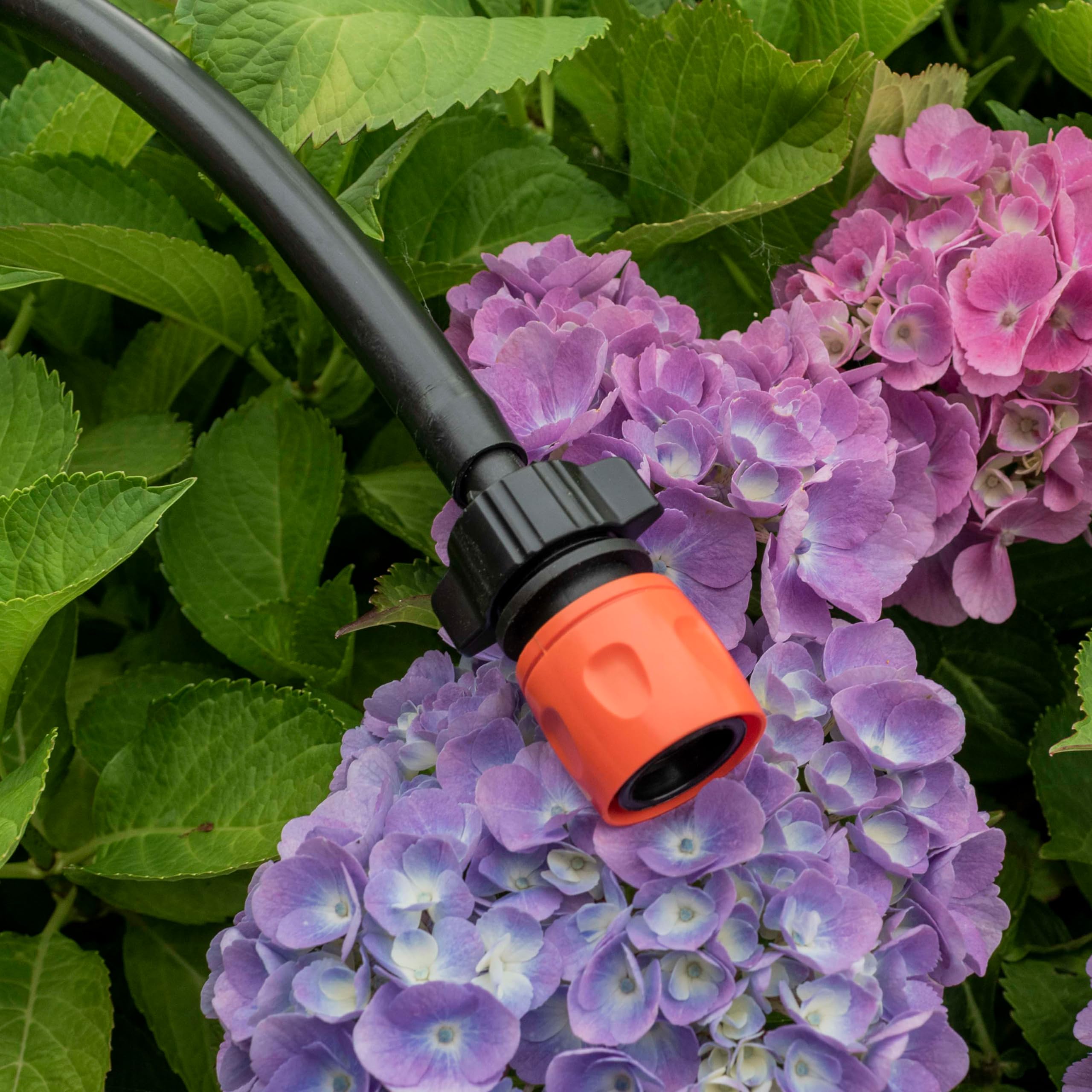 Cost Wise Black Garden Automatic Water Supply Pipe 13/16Mm 25M,50M,100M+200M Ldpe Hose With Optional Matching Fittings (Link To Tap)