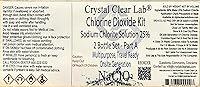 Vista 8 de Crystal Clear Lab Kit de dióxido de cloro Ácido clorhídrico 4-5% (HCl): solución de sodio (8 onzas) conjunto de líquidos