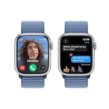 Apple Watch Series 9 [GPS + Cellular 41mm] Silver Aluminum