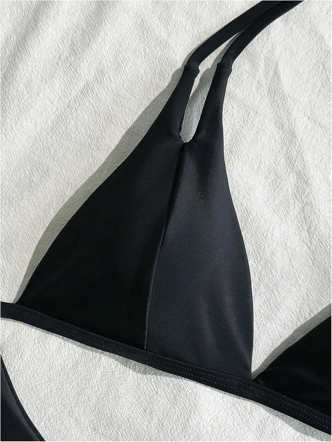 Side Cut Out 2 Piece Bikini Sets Halter Triangle Top Brazilian Bottom Sexy Unique Design Swimwear - Image 5