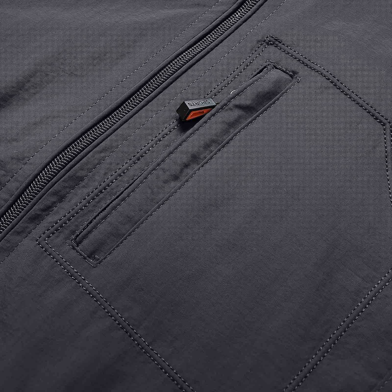 Generisch Chubasquero para hombre, impermeable, plegable, chaqueta