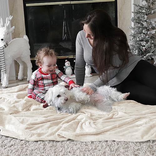 Miniatura 7 de Bedsure - Manta de franela de colores sólidos