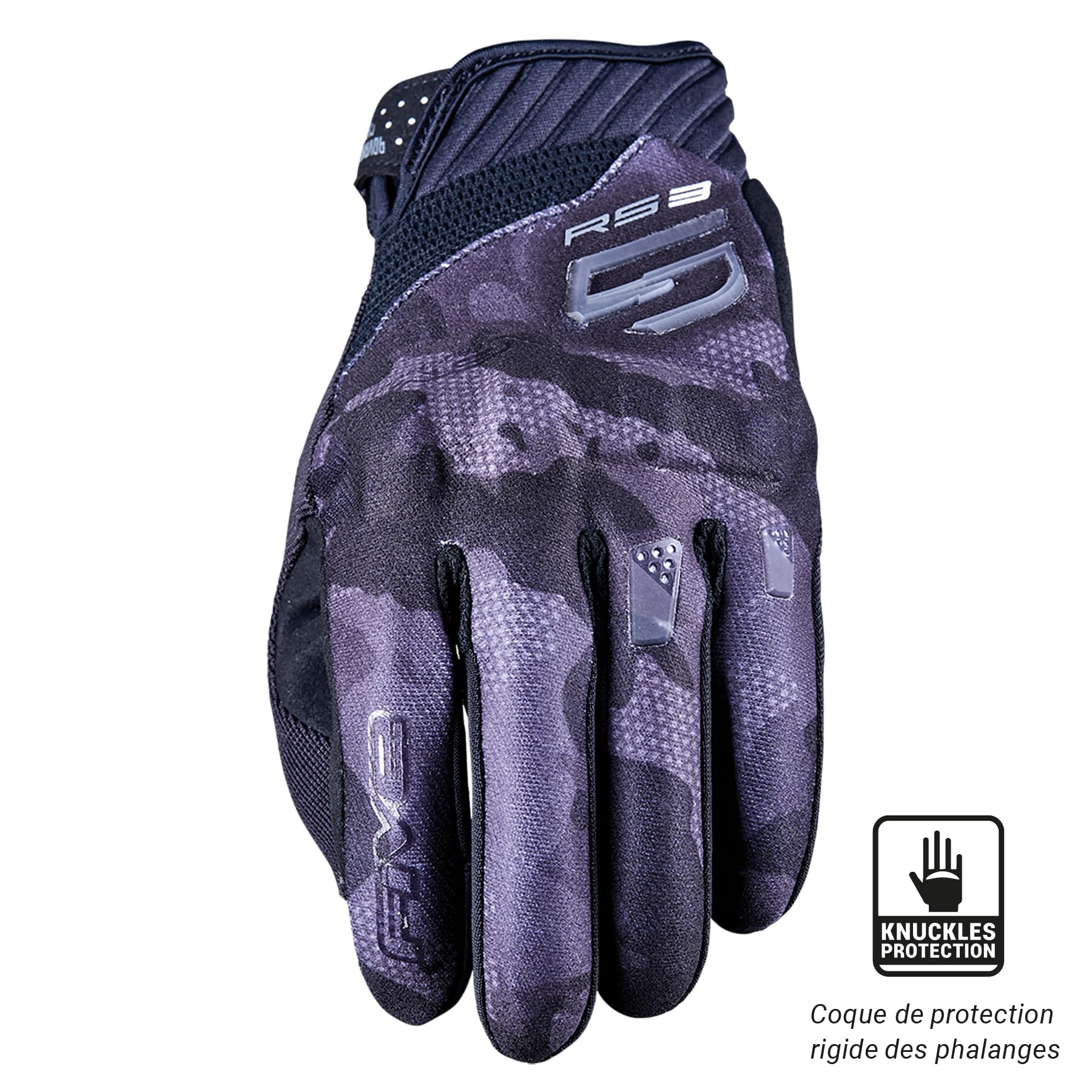 Five Funktionelle Motorradhandschuhe für die Stadt, RS3 EVO Graphics, 1KP-Zertifiziert