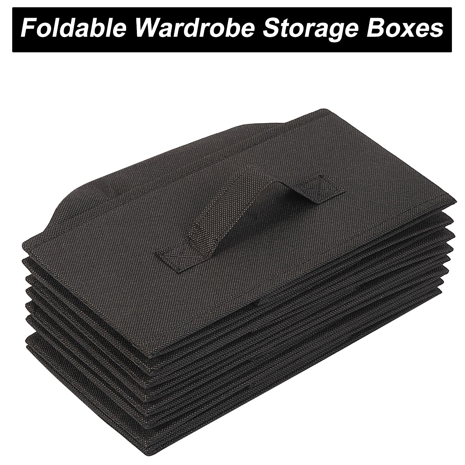 JAKAGO Wardrobe Storage Organiser 4 Pack,Foldable Superior Clothes Drawer Organisers 39 x 29 x 14 cm - Image 4