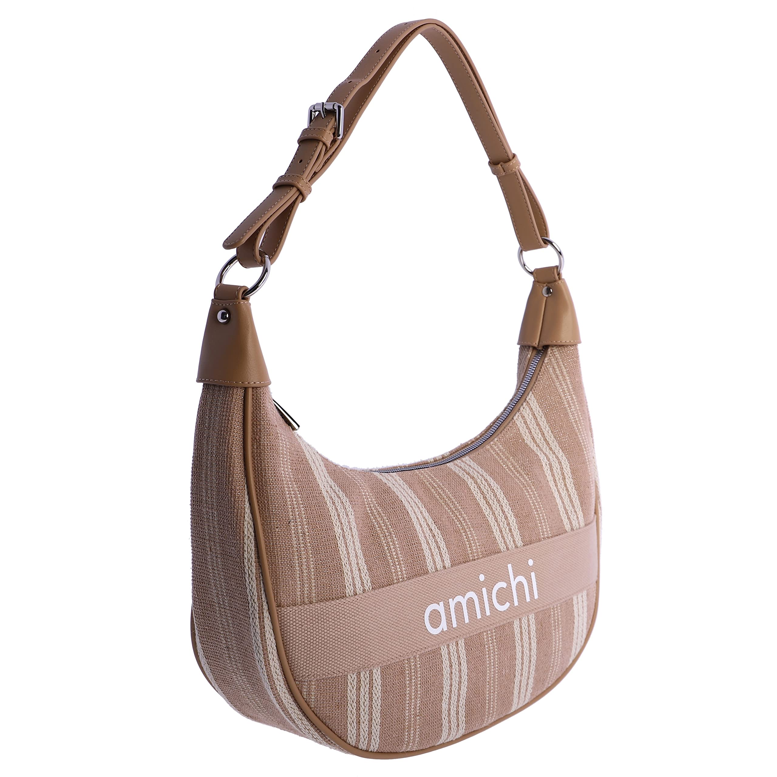 AMICHI - Bolso mujer - bolso de hombro mujer - bolsos de mujer - bolsos - bolso mediano - bolso bandolera mujer - multifuncional - tira extensible - Peleas