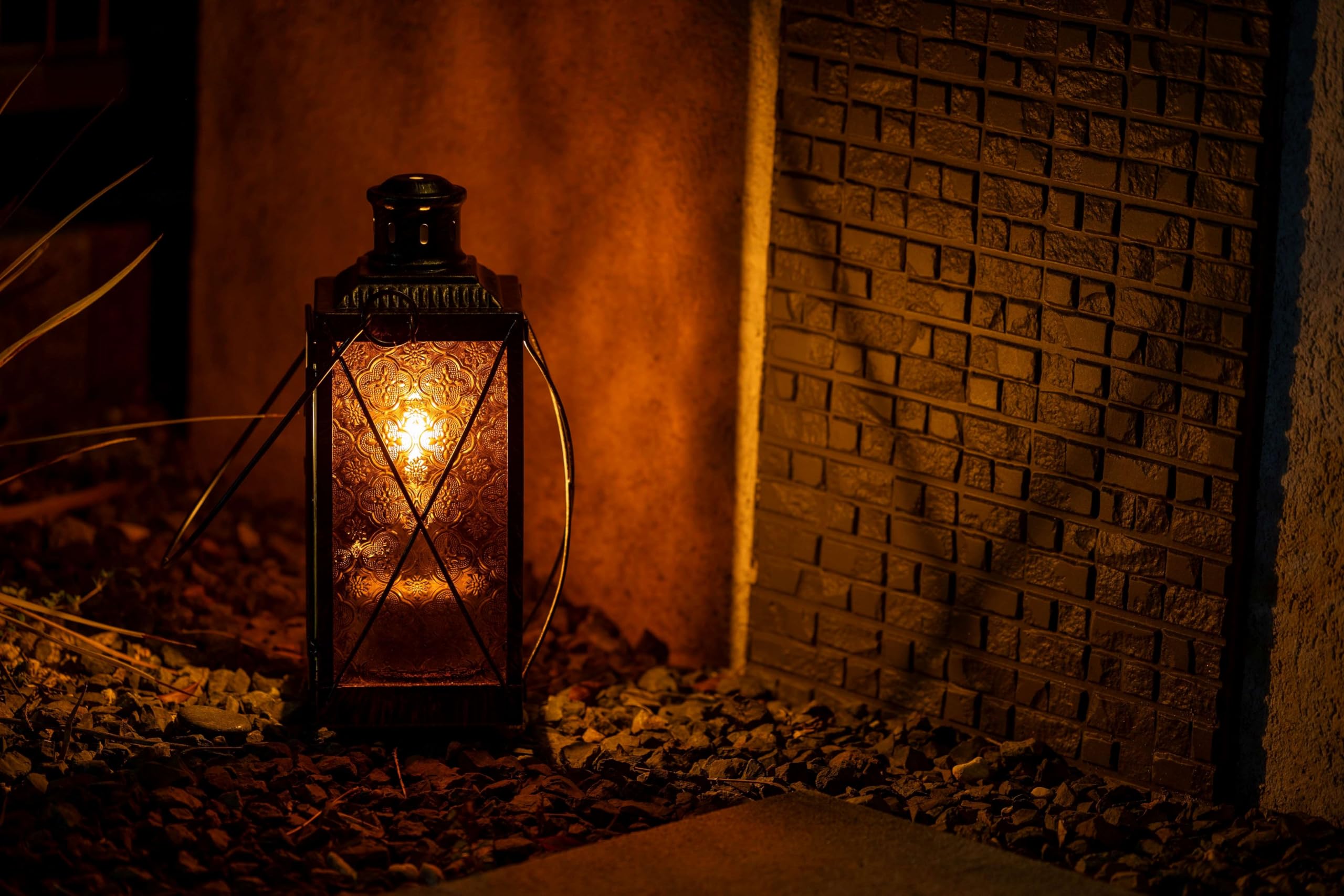 カンテラ風置きランプ