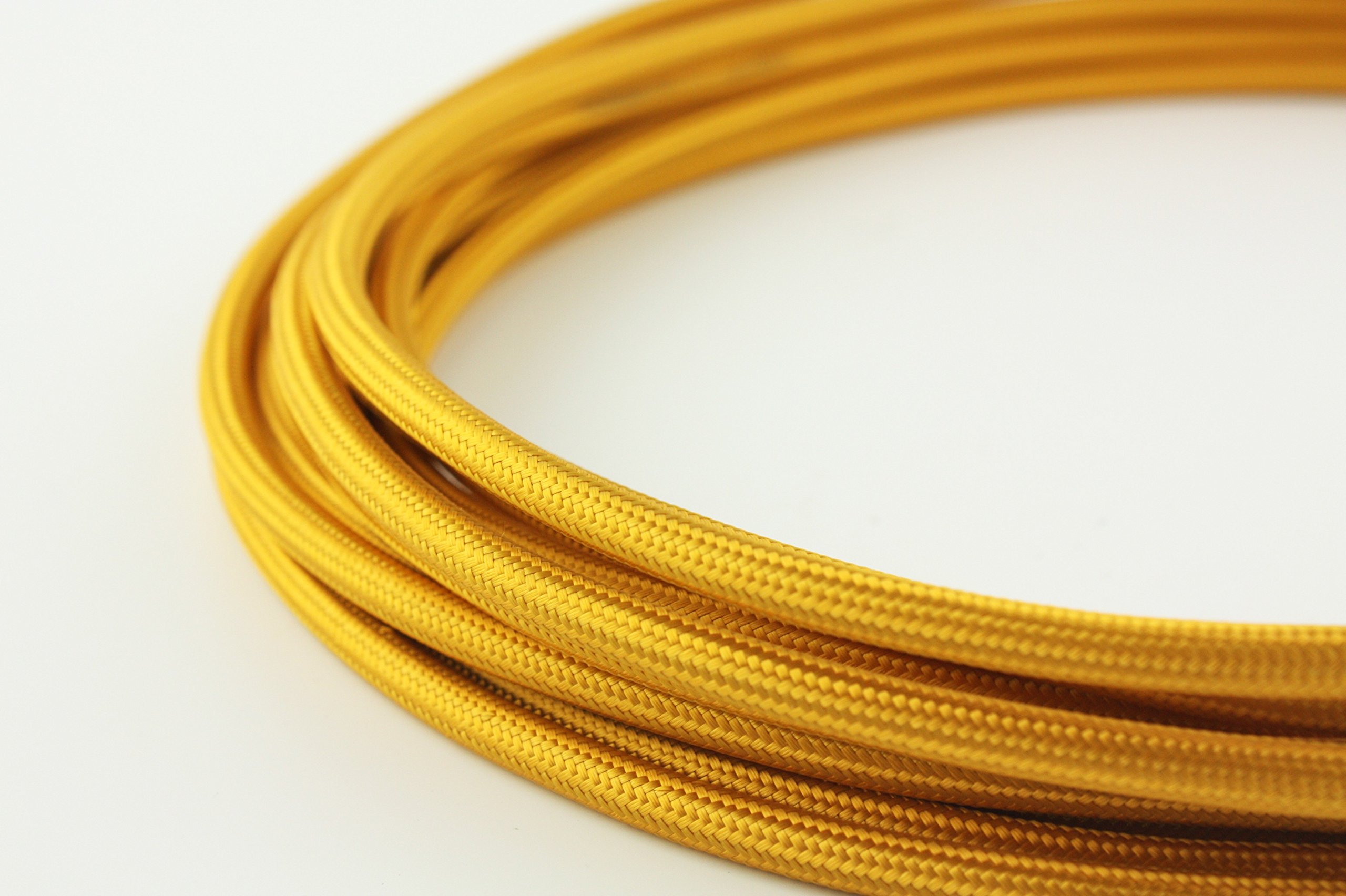 10 Meter Vintage-Stoffkabel, 3-adrig, Gedreht, Dunkelgrün – Geflochtenes Flex-Kabel Für Beleuchtung, 0,75 Mm, Hohe Qualität