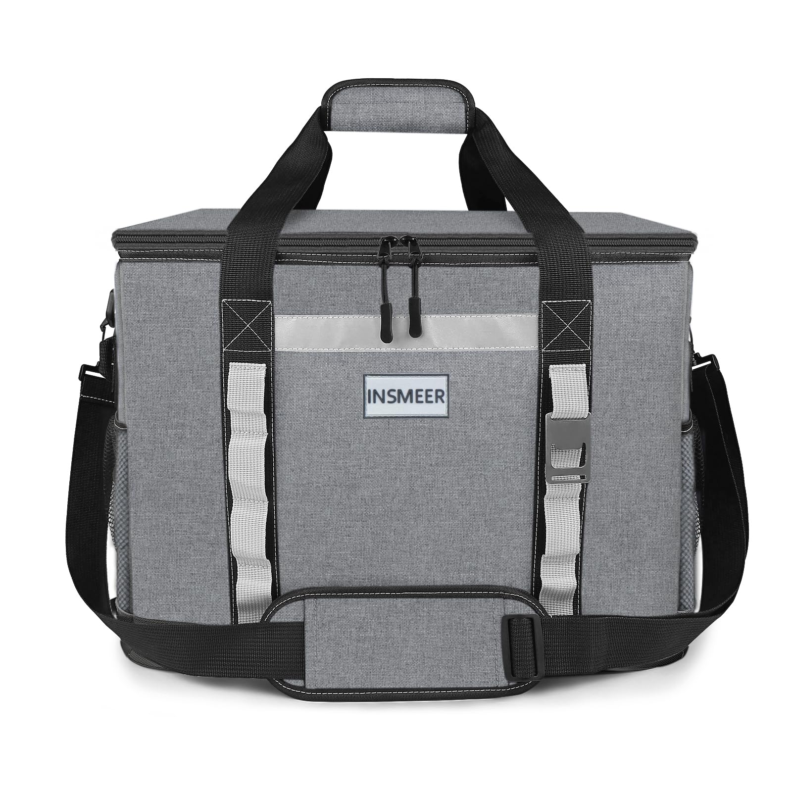 INSMEER Borsa Termica Pieghevole 48 L, Impermeabile per Picnic Escursioni