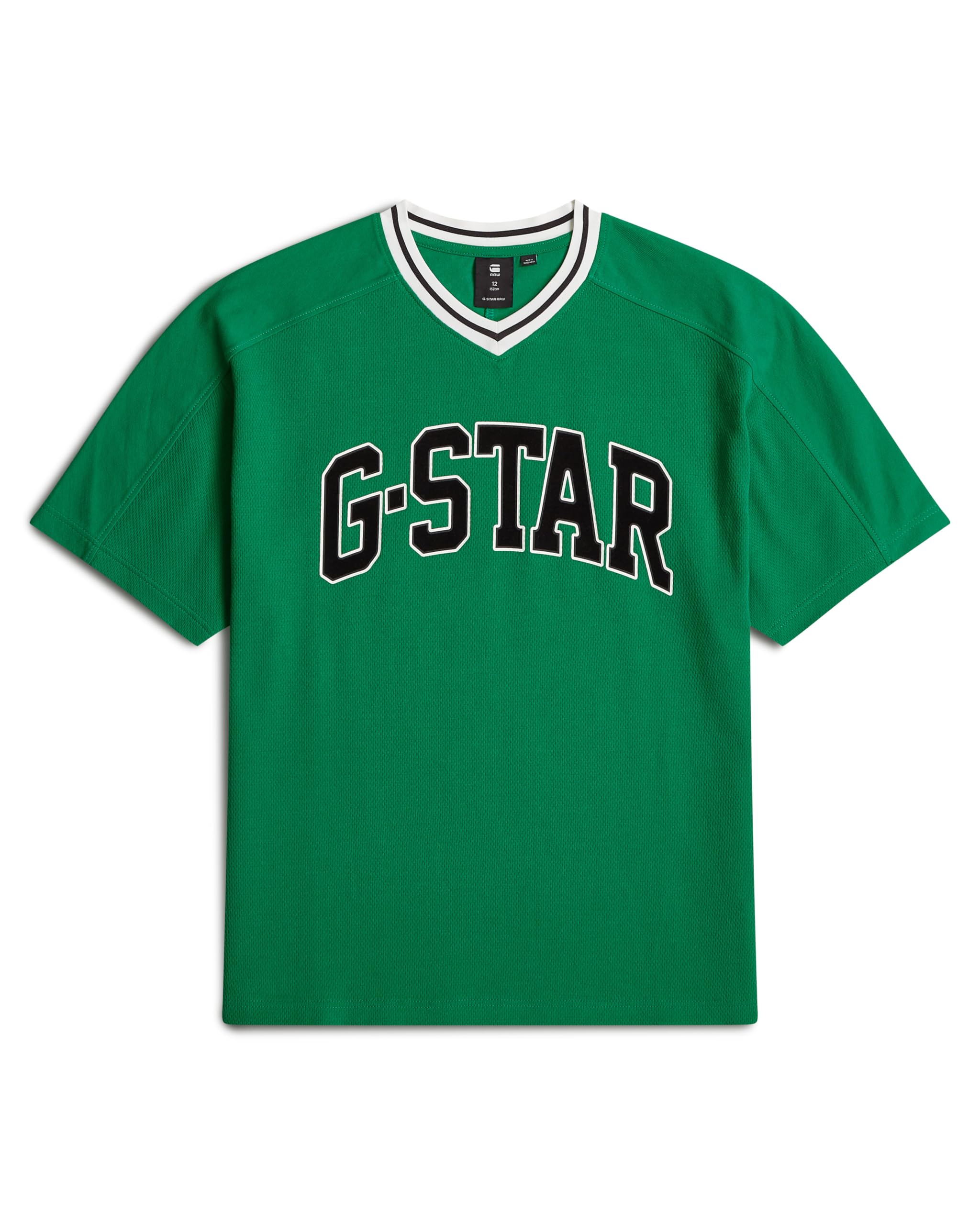 T-shirt G-Star Garson ss oversized en vert lush meadow premium - 5