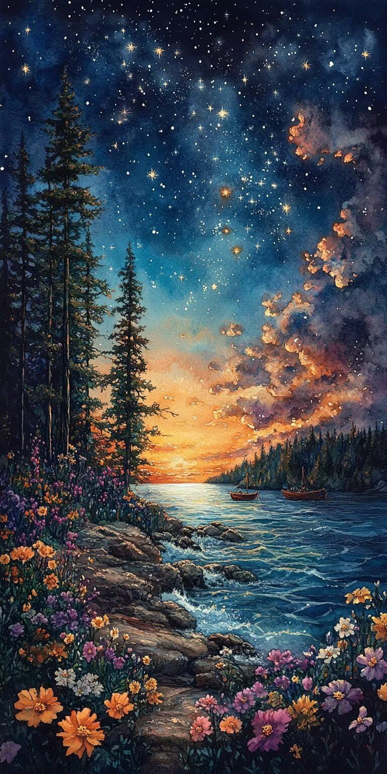 Dipingere con i Numeri Adulti StelleVista, 80x160cm, k-419