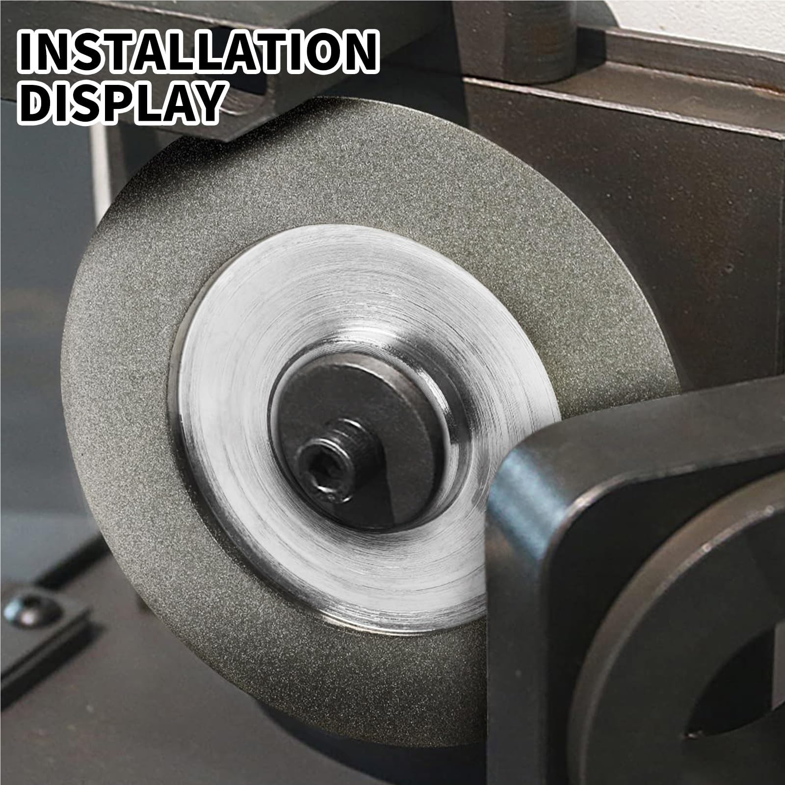 Discos Abrasivos De Diamante, 1 Pieza 78 Mm, Ángulo 45 Grados for Fresado Metales Precisión, Grano 150# for Pulir Y Esmerilar(78X12X10X15mm)