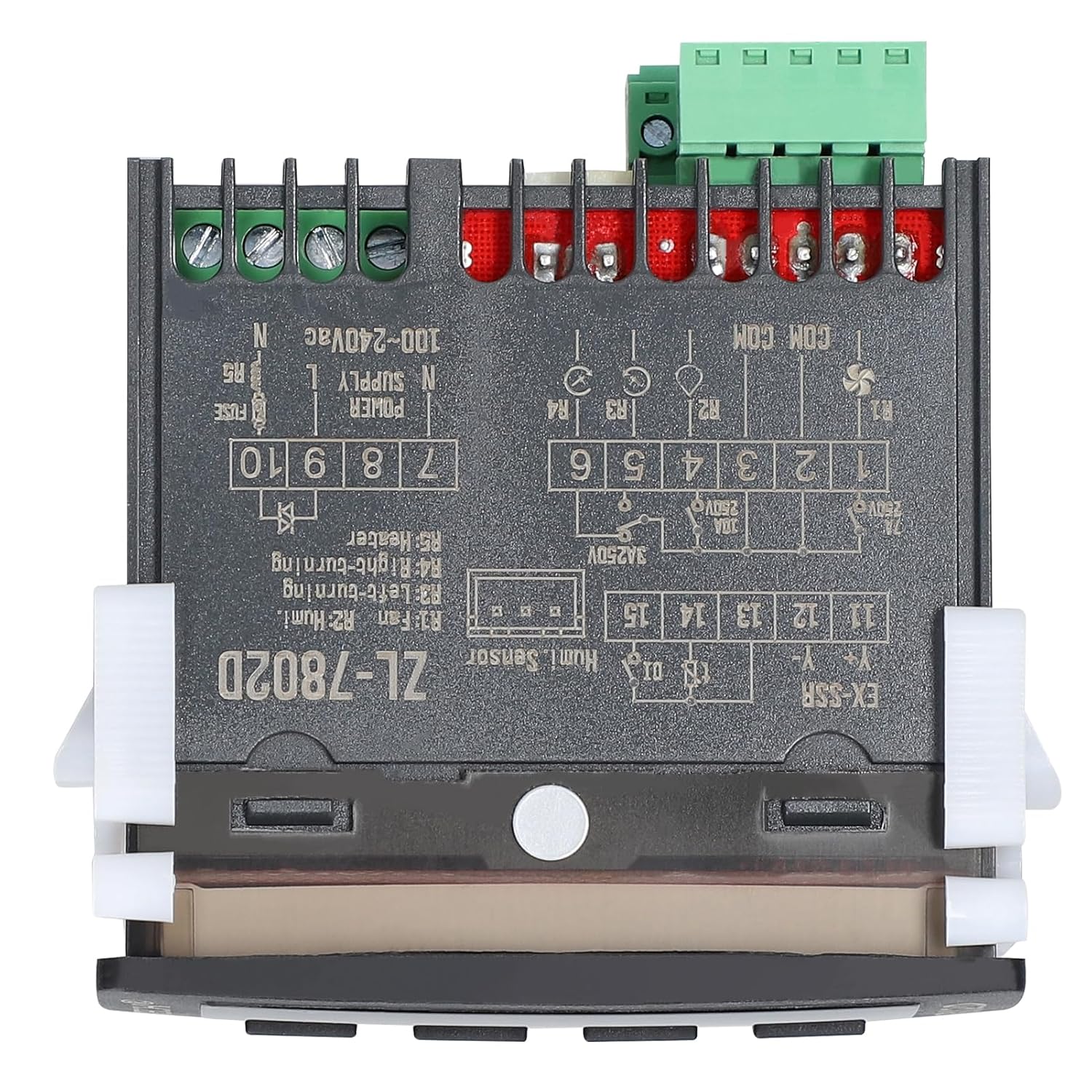 Incubator Controller, Automatic Incubator Multifunctional Temperature and Humidity Controller Digital Hygrostat Thermostat for Home Commercial