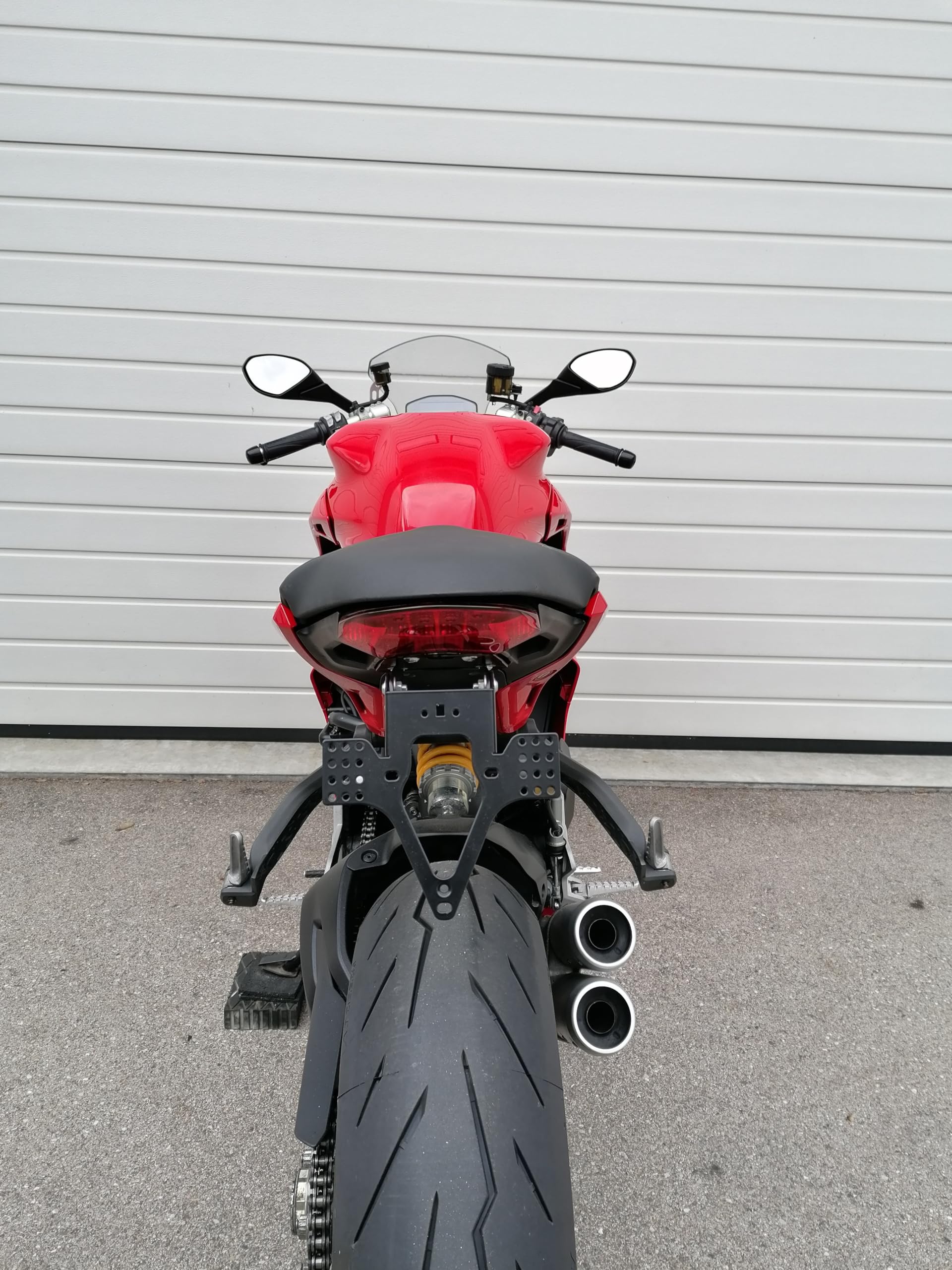 Portatarga Corto REVO Per Ducati Hypermotard 950 SP RVE 2019-2024 - Made In Germany