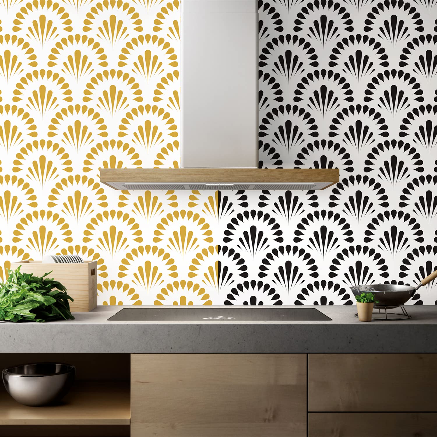 Carta Da Parati Autoadesiva A Strisce Blu E Bianco - 44,5x500cm, Per Cucina, Armadi E Pareti - Foto 6