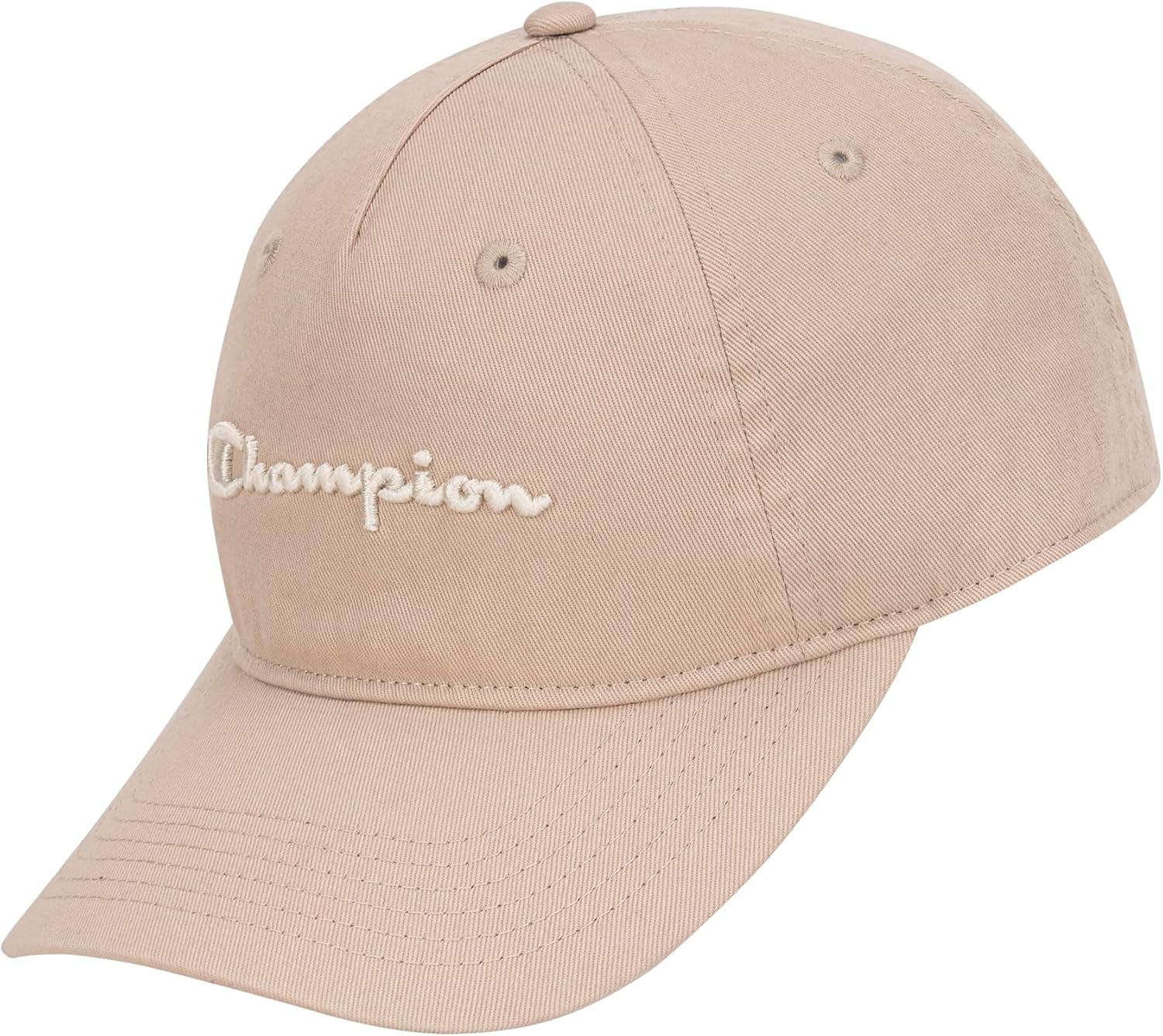 Champion Womens Script Embroidery Washed Cotton Twill Adjustable Baseball Cap - Image 4