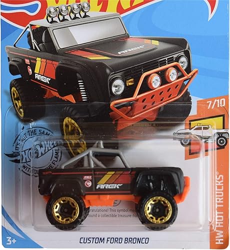 Miniatura 2 de Hot Wheels Custom Bronco 186250, negro