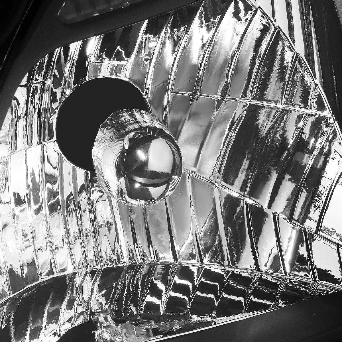 Auto Dynasty Factory Style Halogen Headlights Assembly Compatible with Rio Rio5 2006-2008, Driver and Passenger Side, Black Housing Clear Corner