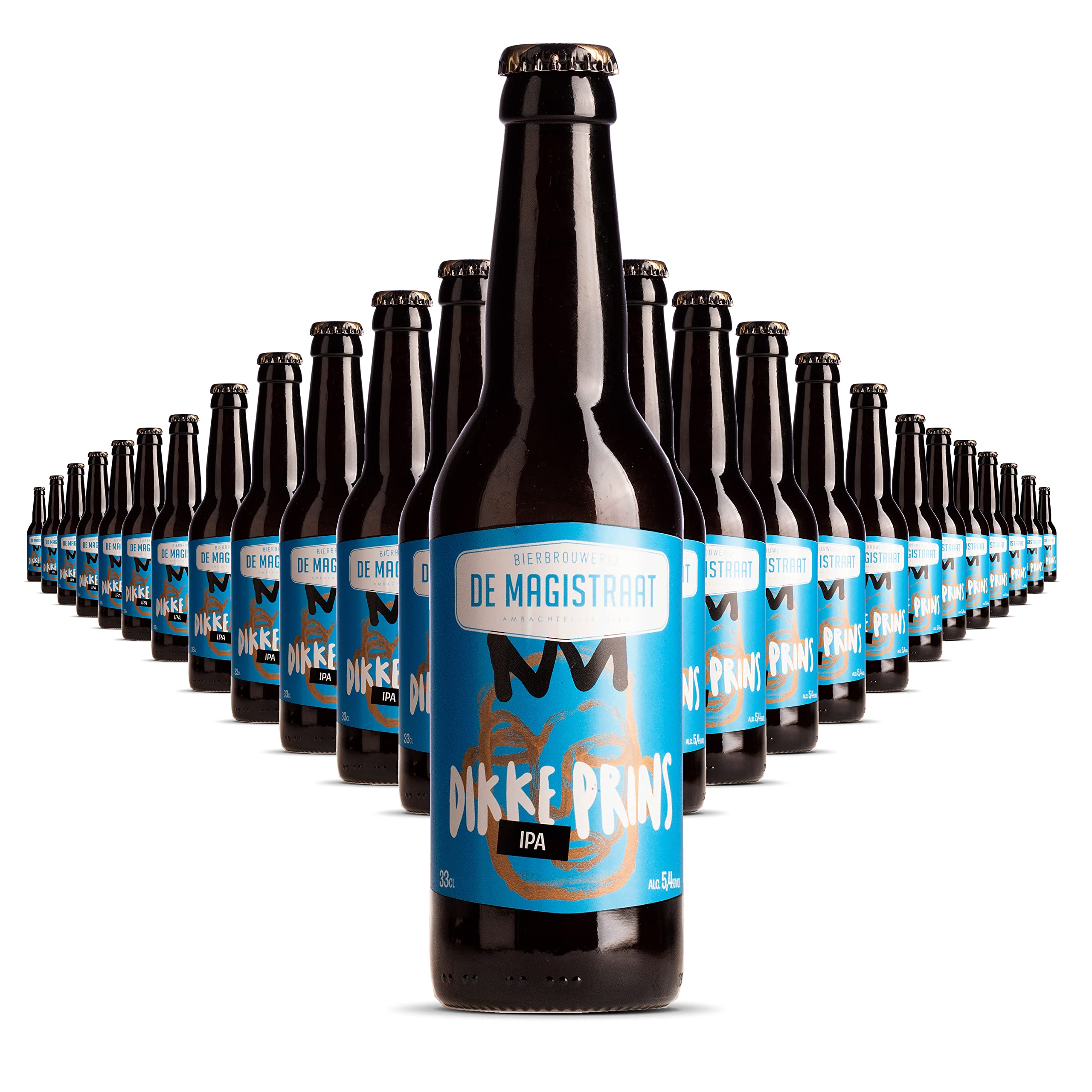 De Magistraat `Dikke Prins´ IPA 5,4% (24 x 0,33l) ** Sparpaket 22+2 GRATIS ** (inklusive 6,00 € Pfand)