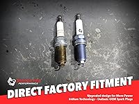 Vista 2 de AIP Electronics Dragon Fire Performance - Juego de 8 bujías de iridio compatibles con Dodge Chrysler Ram Jeep 2008-2021, 2.0L, 2.4L, 4.7L, 5.7L, I4