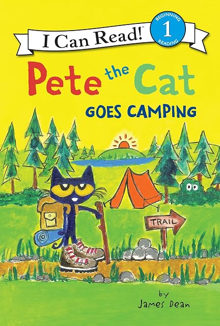 Portada de Pete The Cat Goes Camping