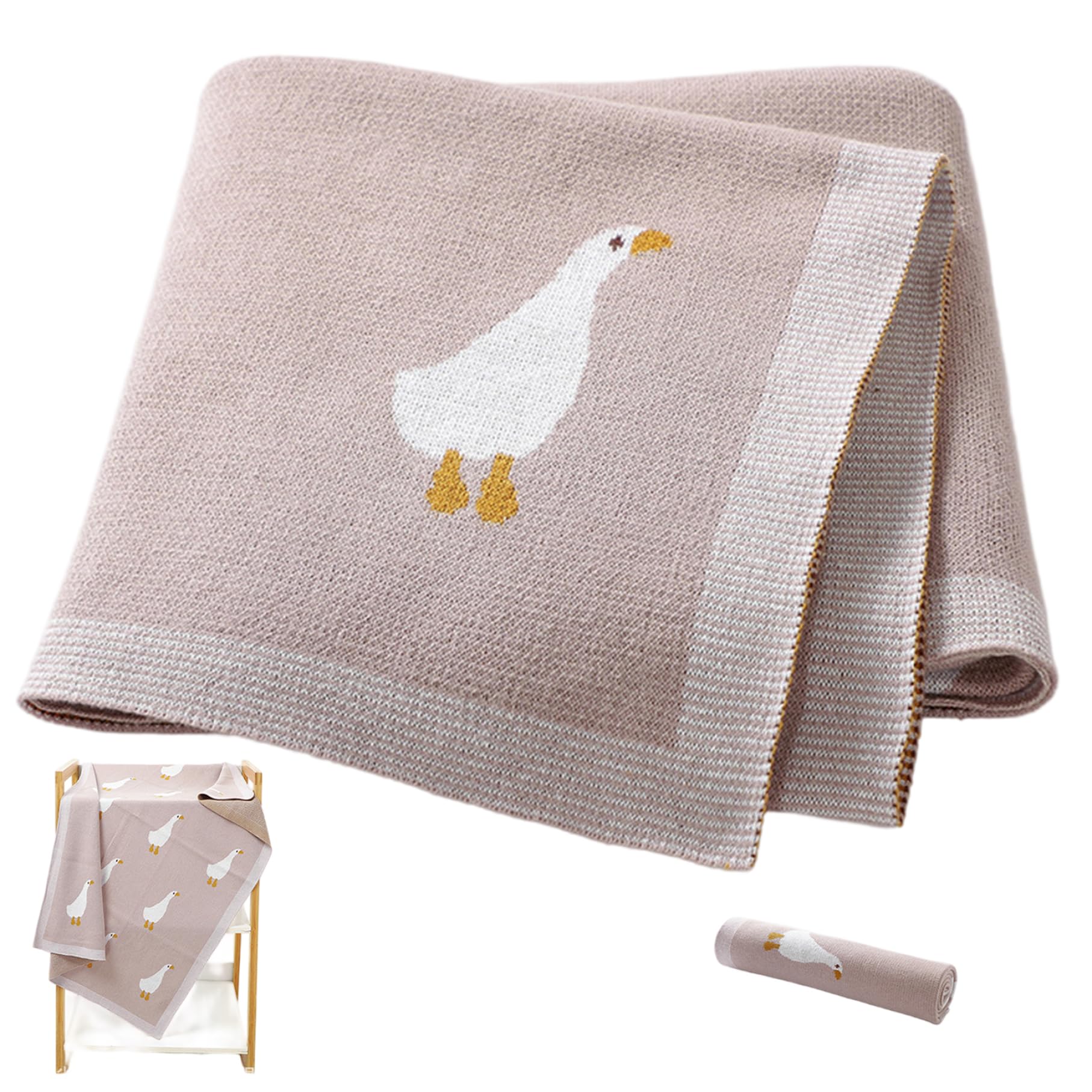 Couverture de bébé doux pour calmer les pleurs du nouveau-né avec le swaddle