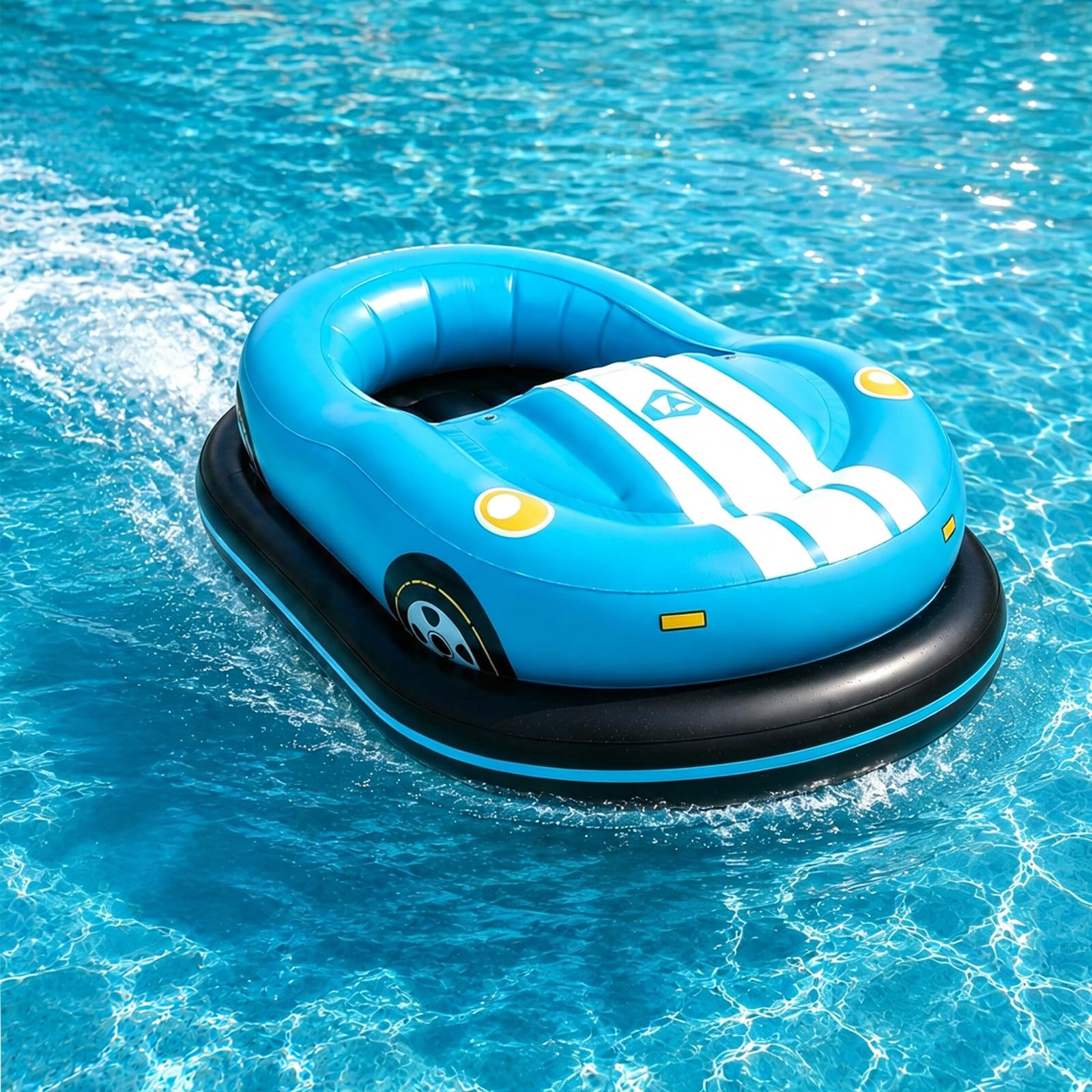 moupeaktain Inflatable Bumper Boat with Motor, Adult Pool Float, 265 lb
