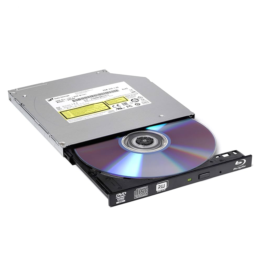 Hitachi-LG BU40N Internal UHD Blu-Ray/DVD Drive/Burner, Slim