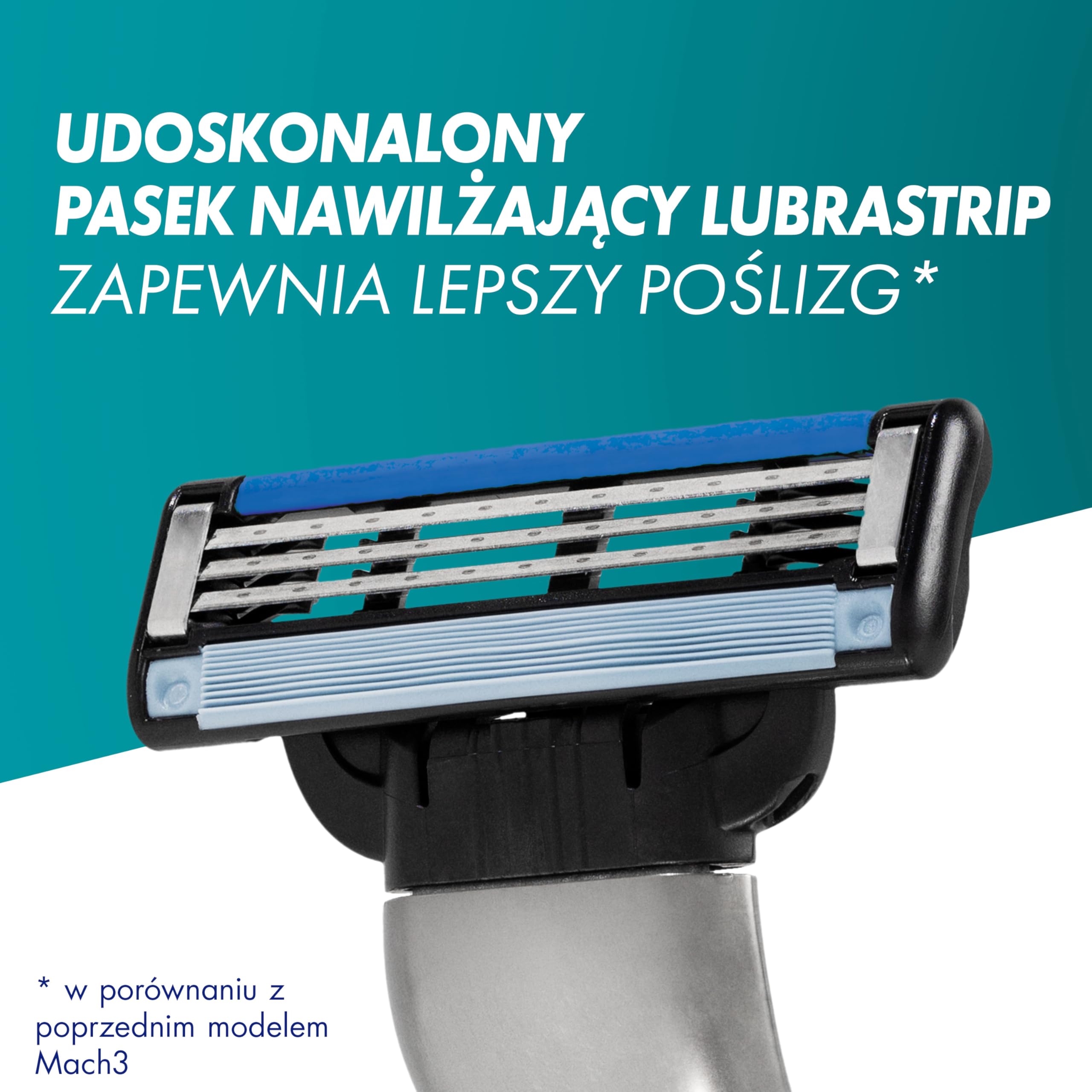 Gillette Mach3 Maszynka do golenia dla mężczyzn, maszynka z 3 ostrzami, 1 maszynka do golenia Gillette, 12 ostrzy wymiennych do maszynek do golenia, z rączką ze stali nierdzewnej