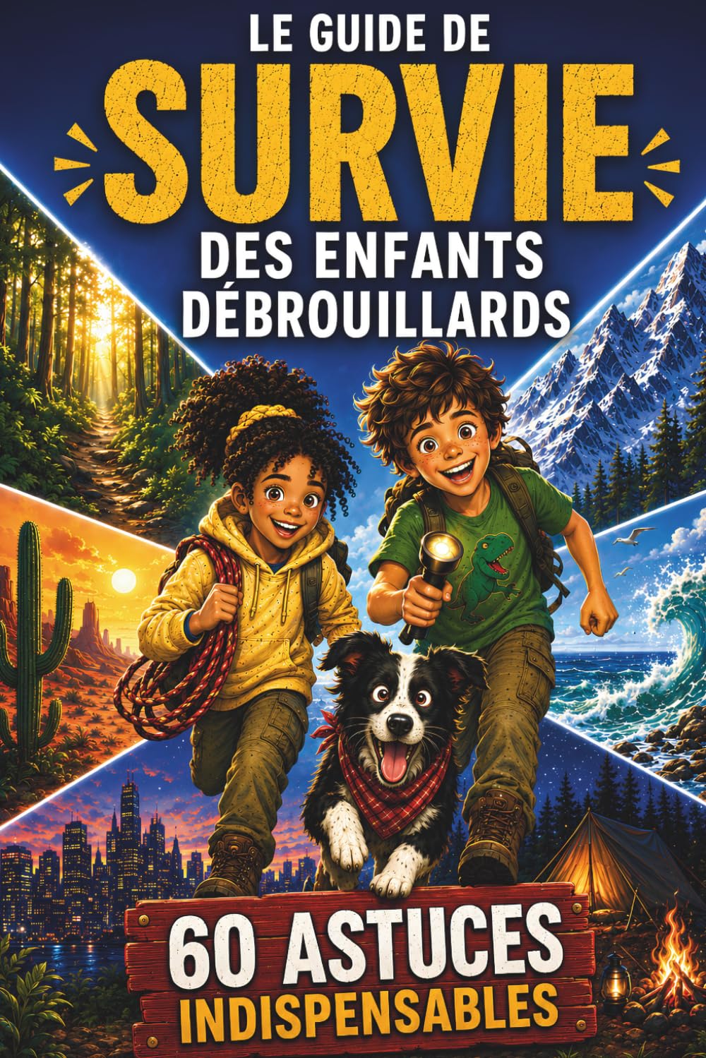 LE GUIDE DE SURVIE DES ENFANTS DÉBROUILLARDS: Le manuel des petits malins : 60 astuces indispensables pour apprendre la survie dans la nature — forêt, ... et vacances. À faire en famille, dès 7 ans.