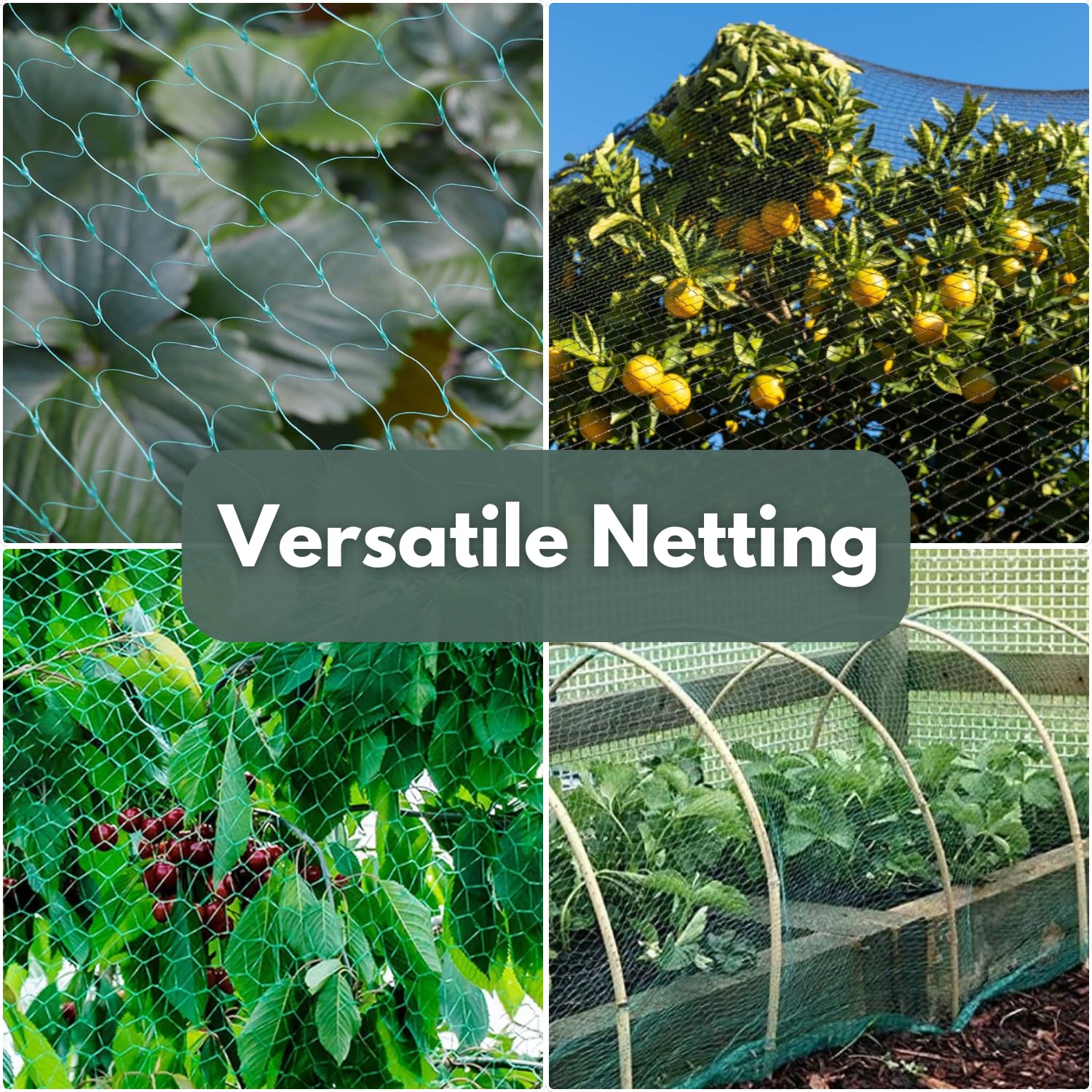 Filet De Jardin Noir 1x2m - Résistant Aux UV Et à La Chaleur - Idéal