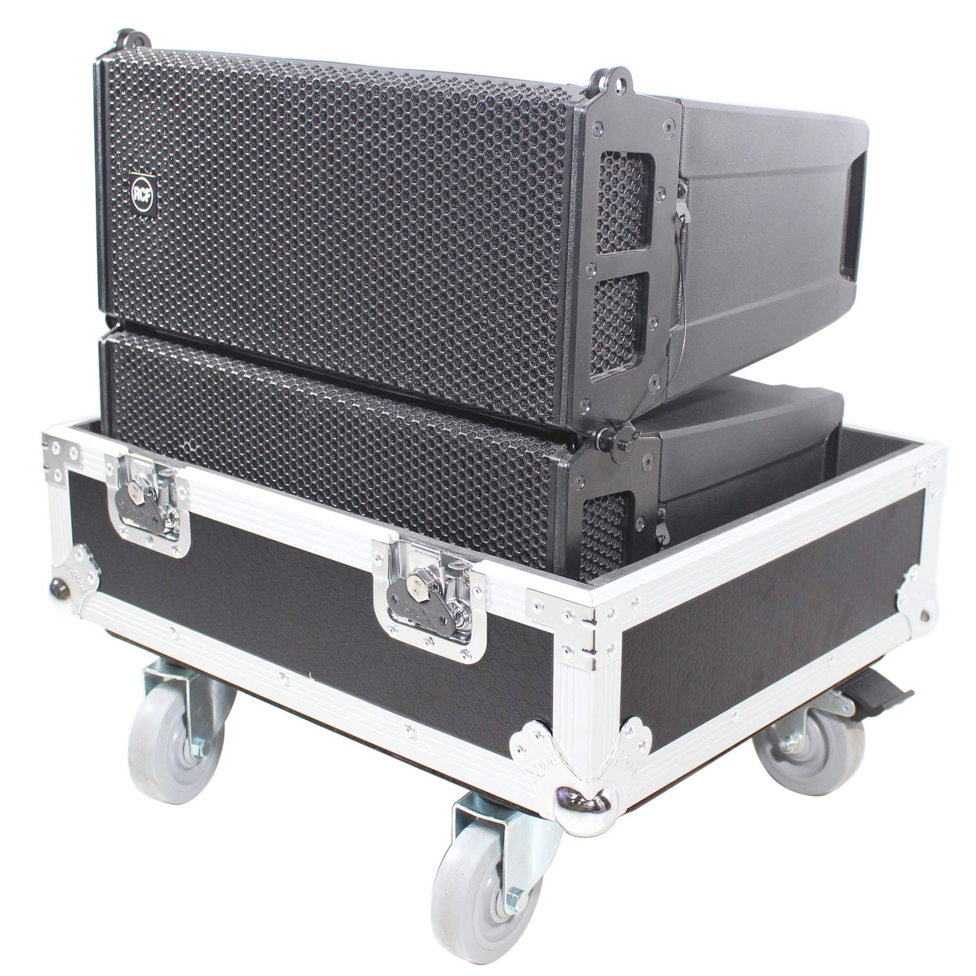 Buy Line Array Flight Case for 2 RCF HDL6A Speakers W/Wheels Online at