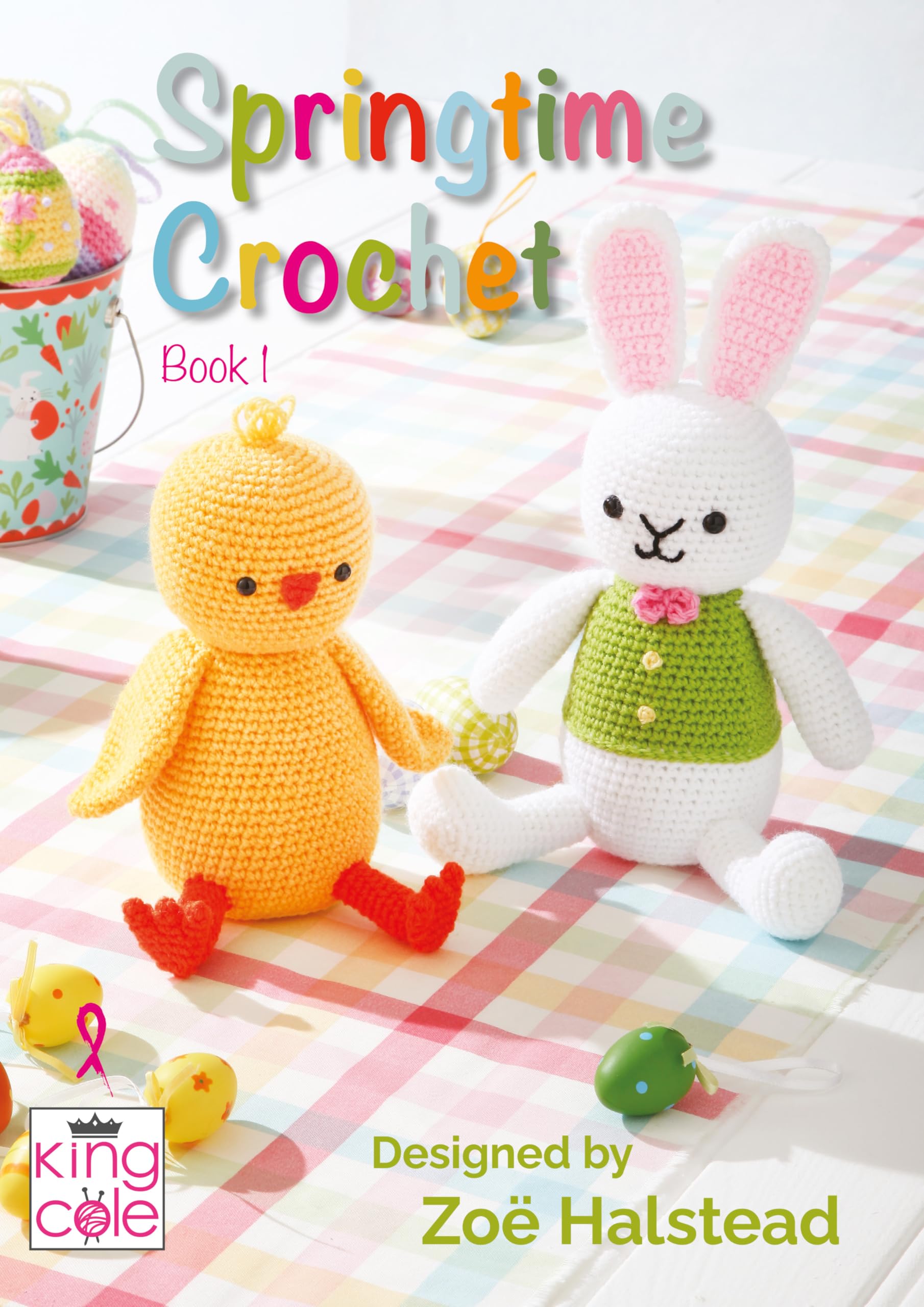 King Cole Springtime Crochet - Crochet Toy Pattern Book, A4