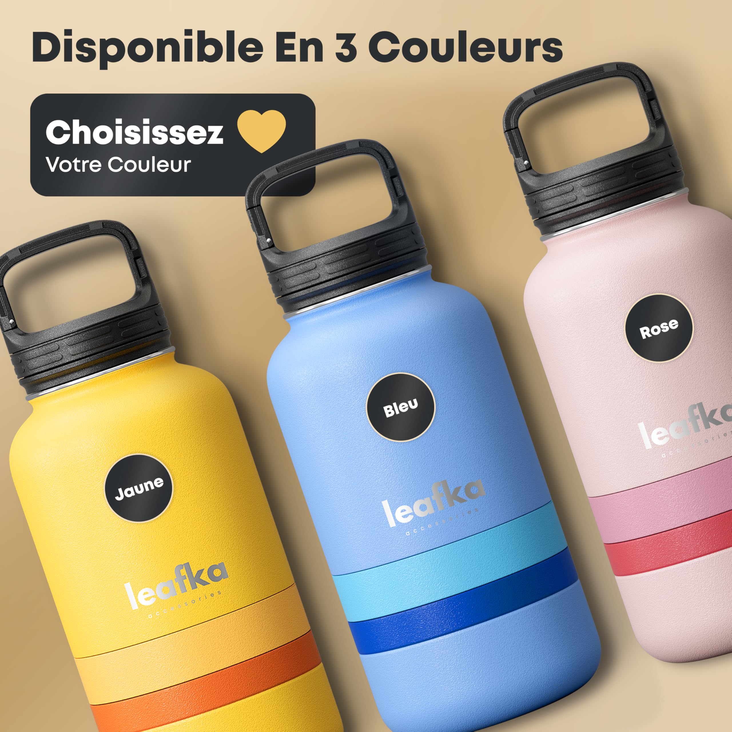 3-in-1-Hundeflasche mit Wassernapf und Trockenfach, tragbare Reiseflasche für Hunde und Katzen, Transportflasche für Wasser und Tierfutter (gelb)