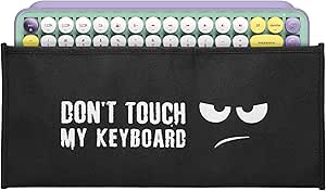 Cover In Silicone Per Tastiera Logitech K380 - Layout US Trasparente, Antigraffio E Antispolvere - Foto 7