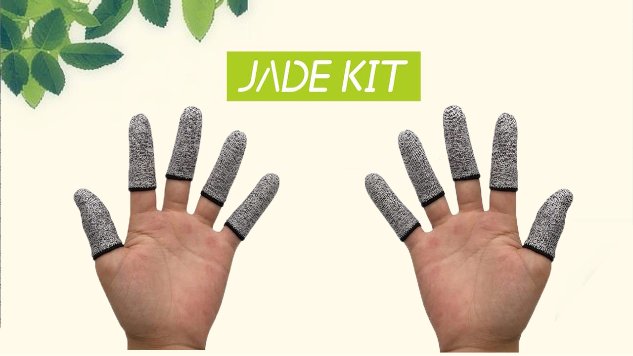 JADE-KIT-12-PCS-Finger-Cots-Cut-Resistant-Protector-Finger-Covers-for-Cuts-Gloves-Life-Extender-Cut-Resistant-Finger-Protectors-for-Kitchen-Work-Sculpture-Anti-Slip-Reusable