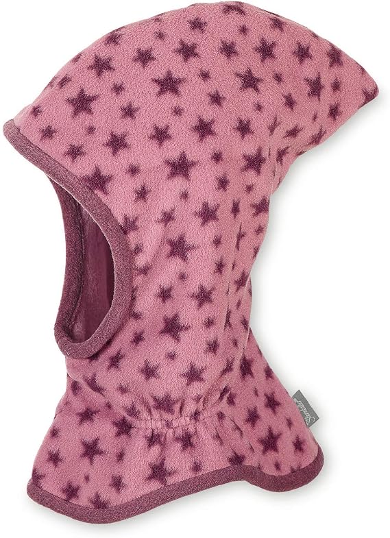 Sterntaler Écharpe Cache-Cou Rose 80 Cm - Mixte Enfant, Polaire Douce Avec Velcro